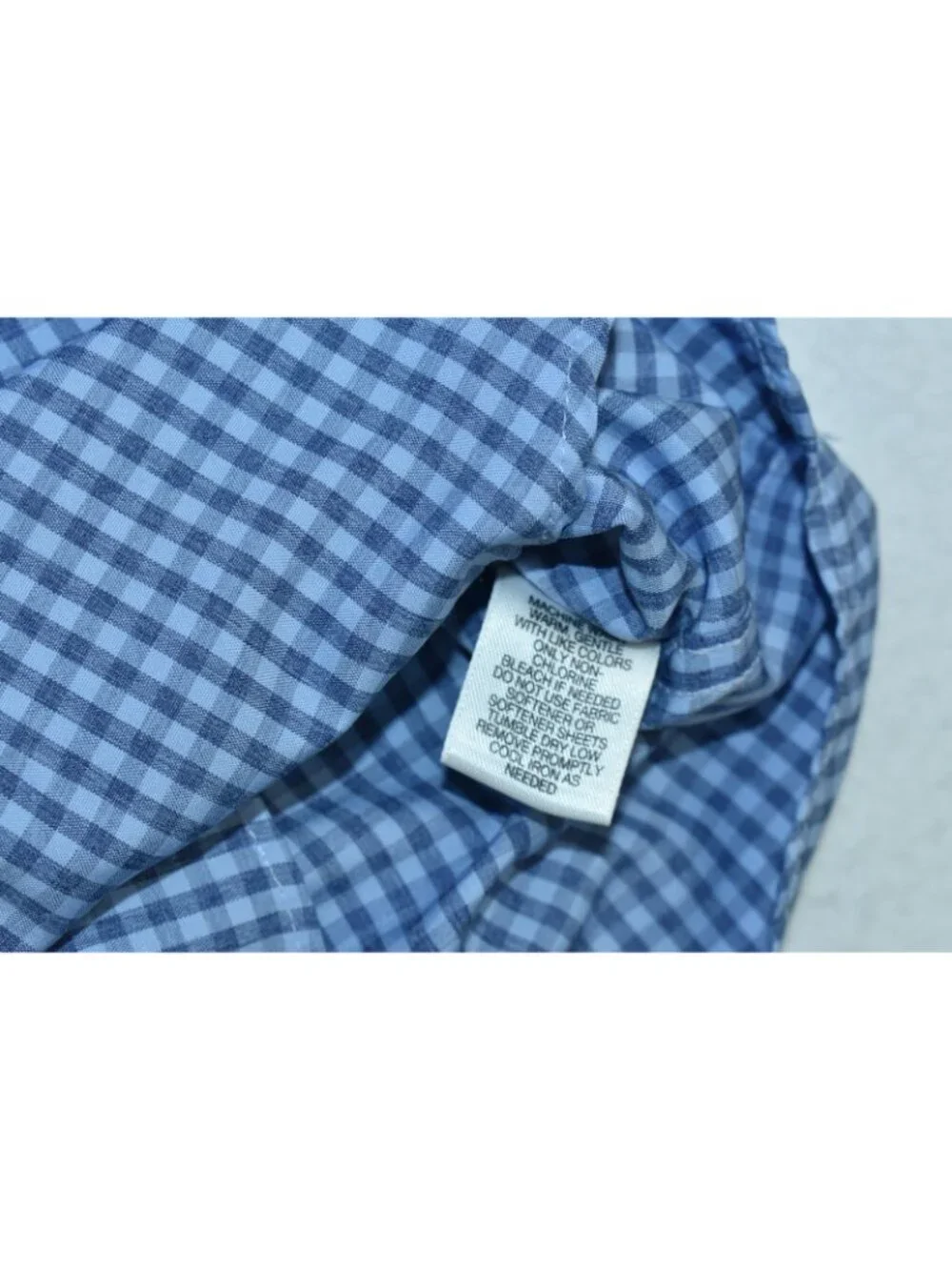 Roundtree & Yorke Mens Shirt Size XL Button Down Short Sleeve Plaid Blue